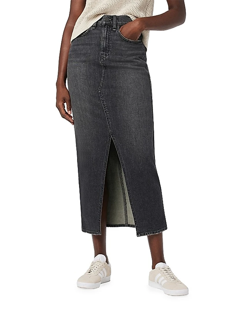 Denim Maxi Skirt