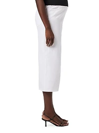 Maternity Denim Maxi Skirt