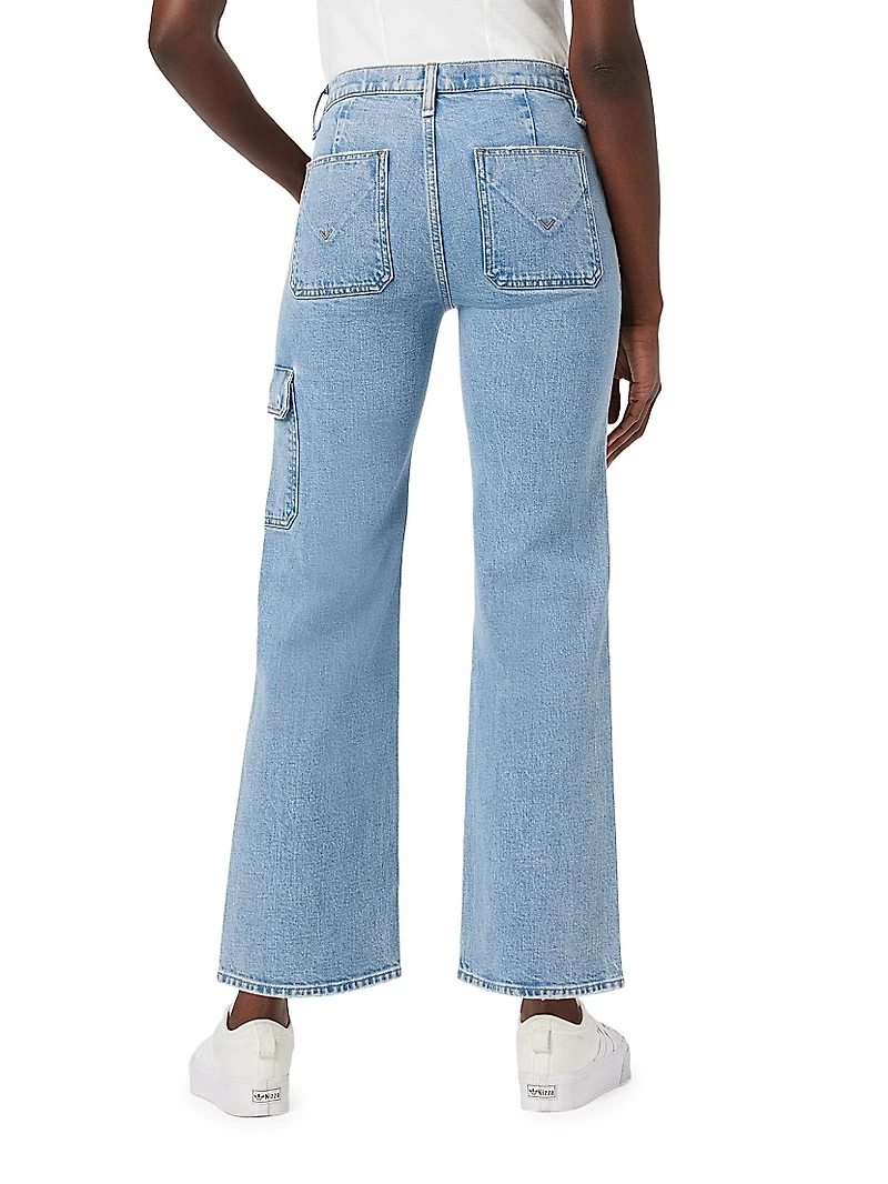 Rosie Wide-Leg Cargo Jeans