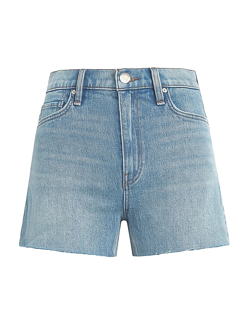 Harlow High-Rise Denim Shorts