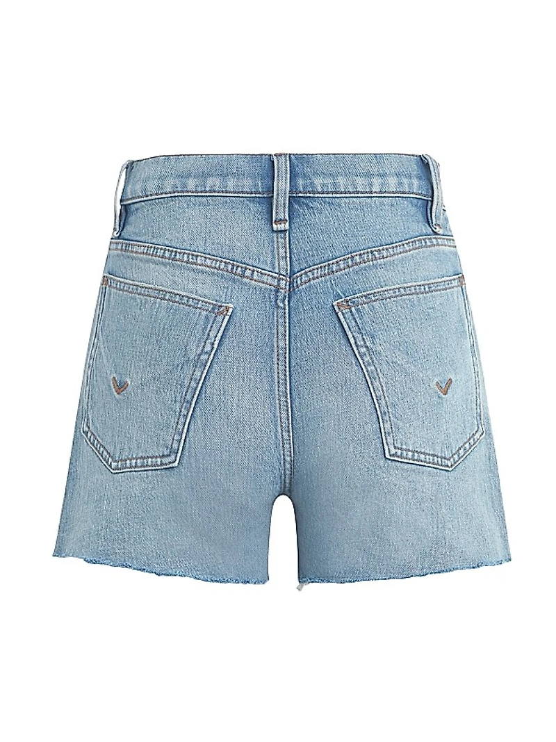 Harlow High-Rise Denim Shorts