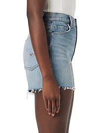 Harlow High-Rise Denim Shorts