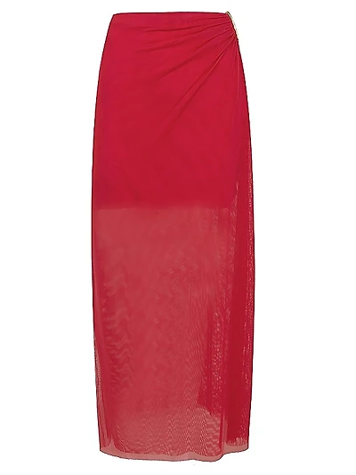 Solid Amira Maxi Skirt