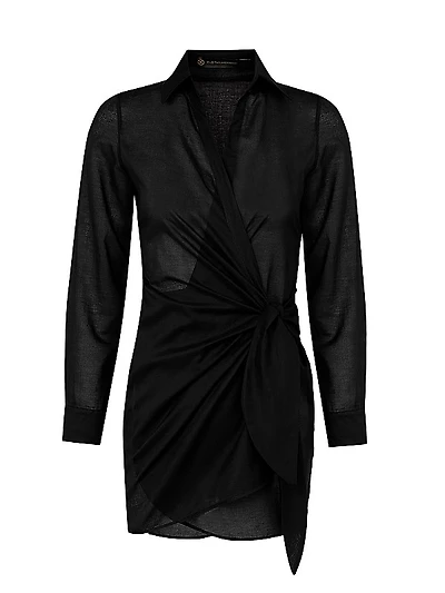 Lia Twisted Cotton Cover-Up