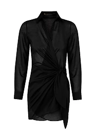 Lia Twisted Cotton Cover-Up
