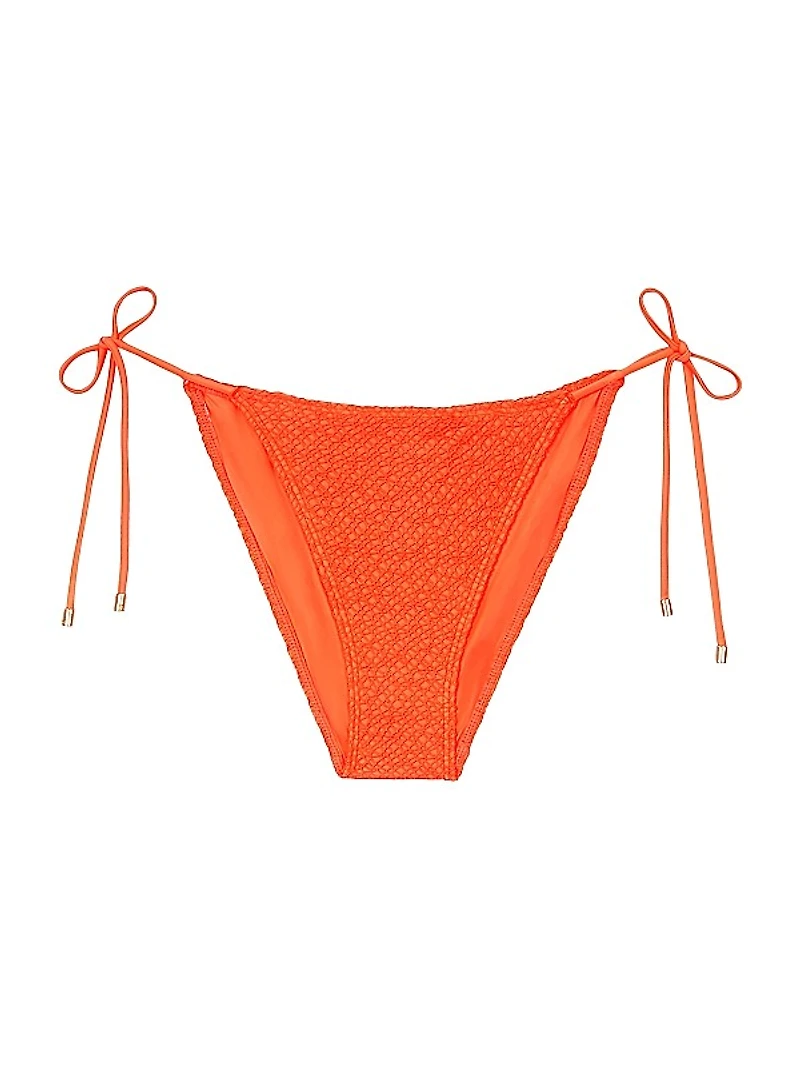Solid Side-Tie Bikini Bottom