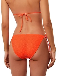 Solid Side-Tie Bikini Bottom