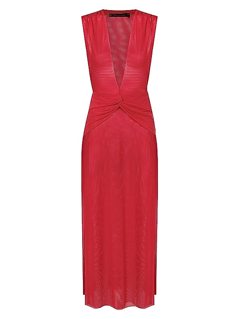Solid Cindy Cover-Up Maxi Dress