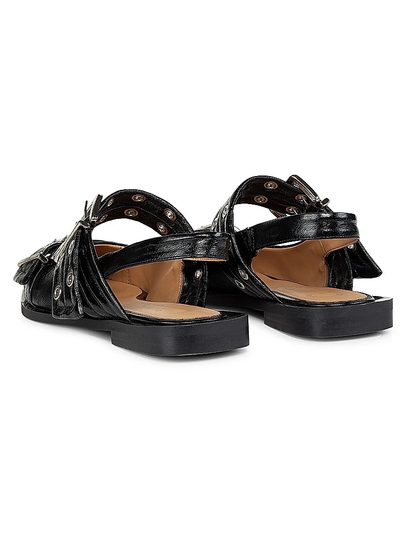 Buckle Ballerina Flats