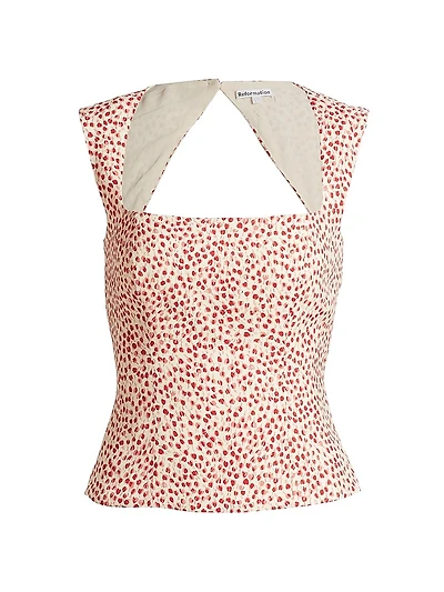 Diandra Floral Sleeveless Top