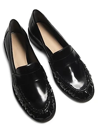 Classic Crocodile-Embossed Loafers