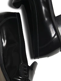 Classic Crocodile-Embossed Loafers