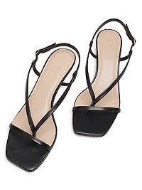Barely There 50MM Leather Sandals