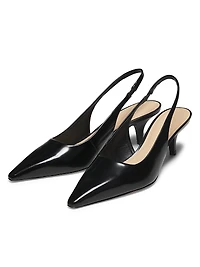 40MM Kitten-Heel Slingback Pumps