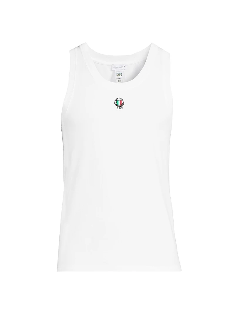 Logo Cotton-Blend Tank Top