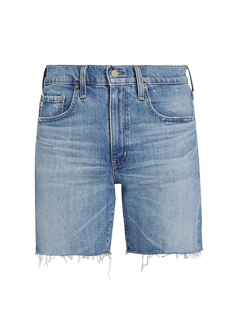 Ex-Boyfriend Denim Slim-Fit Bermuda Shorts