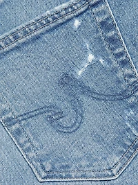 Ex-Boyfriend Denim Slim-Fit Bermuda Shorts