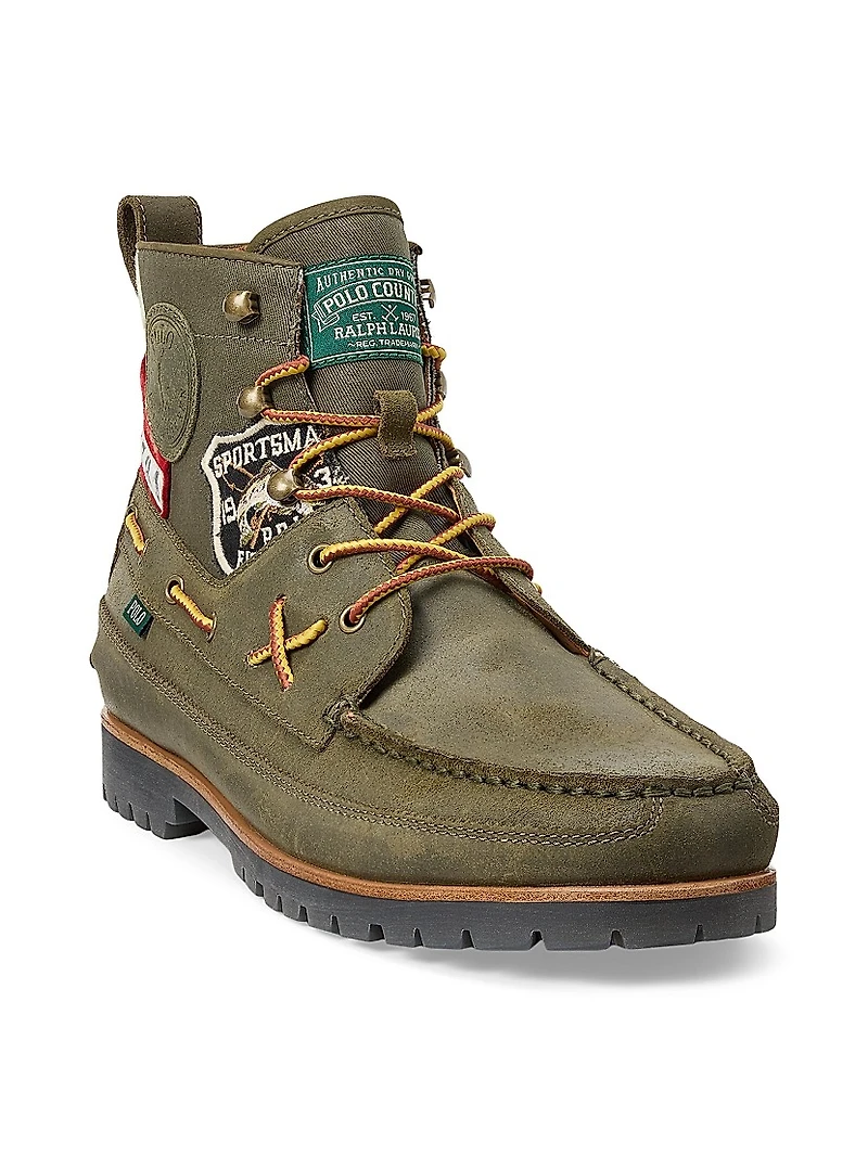 Ranger Patchwork Suede Boots