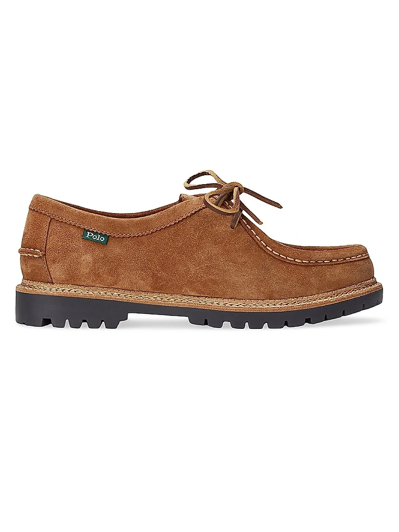 Jett Suede Moc-Toe Loafers