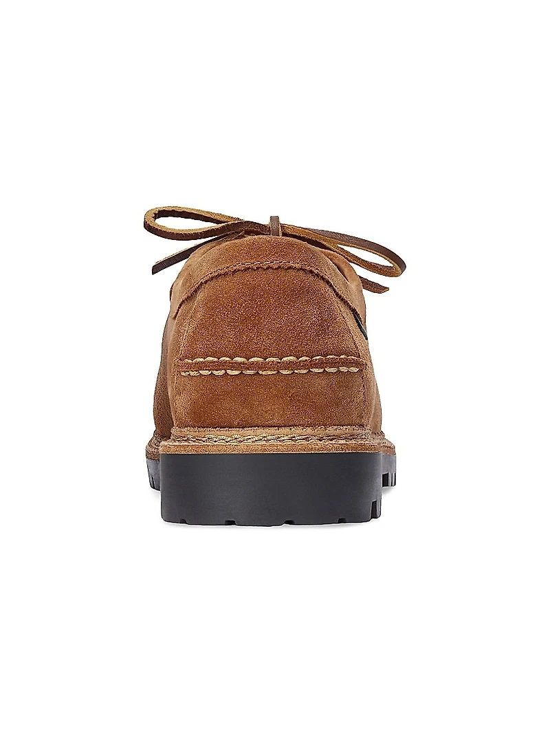 Jett Suede Moc-Toe Loafers