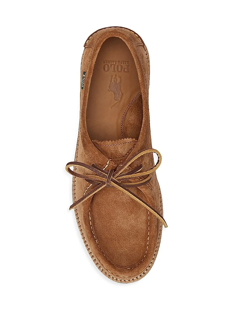 Jett Suede Moc-Toe Loafers