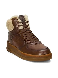 Masters Mid-Top Shearling Sneakers