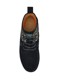 Ranger Camouflage Suede Boots