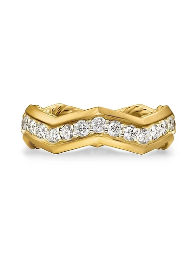 Zig Zag Stax™ Ring 18K Yellow Gold