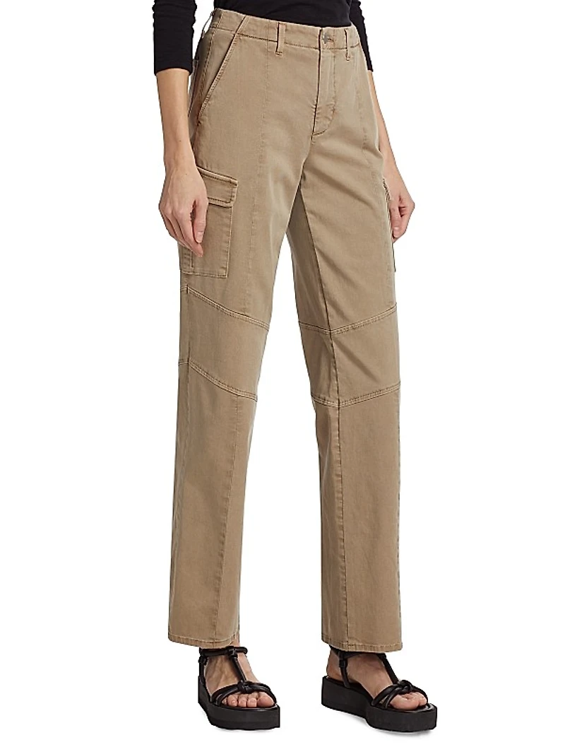 Brooklyn Straight-Leg Utility Pants