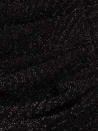 Off-The-Shoulder Metallic Gown