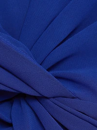 Georgette Draped Gown