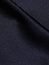 Satin Duchesse Bell-Sleeve Gown