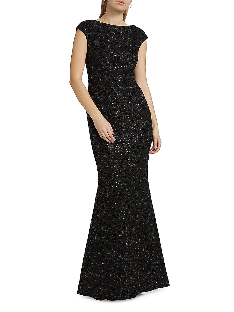 Iris Tweed Mermaid Gown