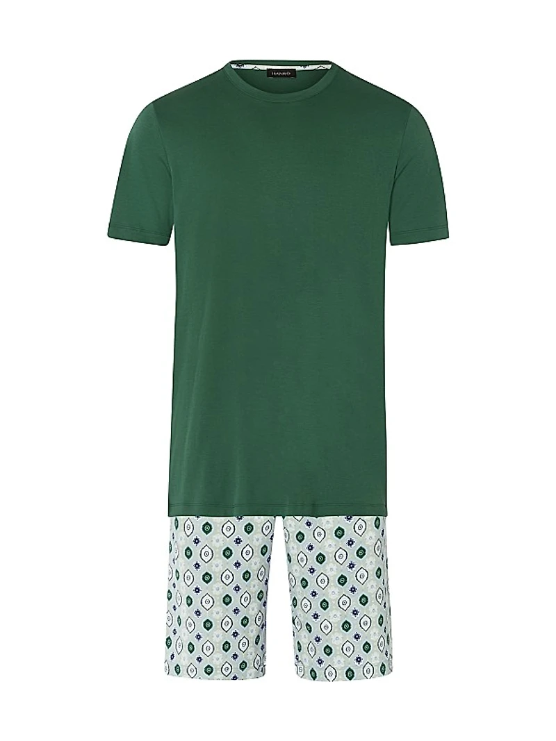 Night And Day Floral Cotton Short Pajamas