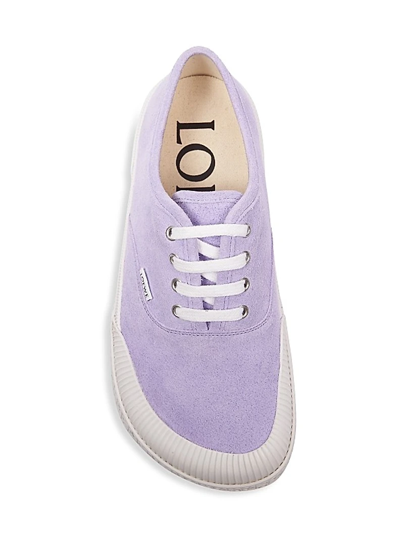LOEWE x Paula's Ibiza Terra Vulca Canvas Low-Top Sneakers