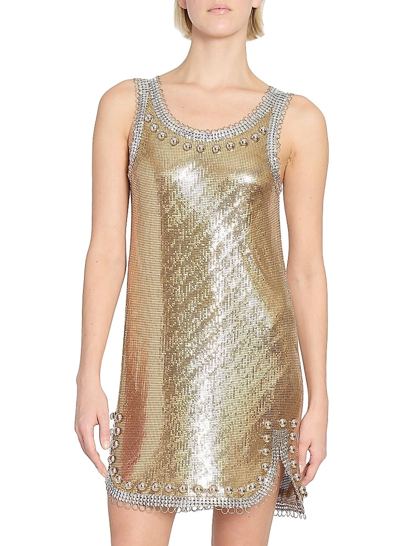 Chain-Mail Minidress