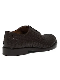 Woven Leather Derbys
