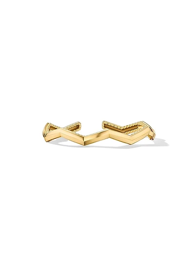 Zig Zag Stax™ Cuff Bracelet 18K Yellow Gold, 5mm