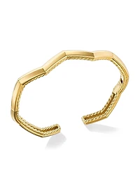 Zig Zag Stax™ Cuff Bracelet 18K Yellow Gold, 5mm