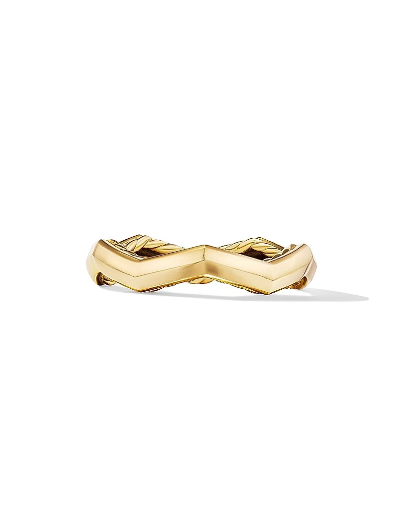 Zig Zag Stax™ Ring 18K Yellow Gold, 3MM