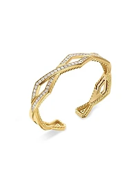 Zig Zag Stax™ Cuff Bracelet in 18K Yellow Gold