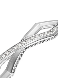 Zig Zag Stax™ Two Row Cuff Bracelet in Sterling Silver