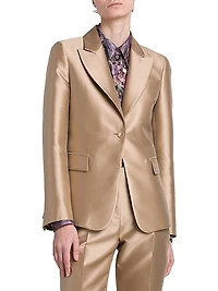 Metallic Suit Jacket