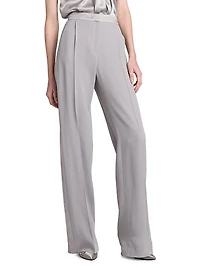 Pleated Relaxed-Fit Trousers