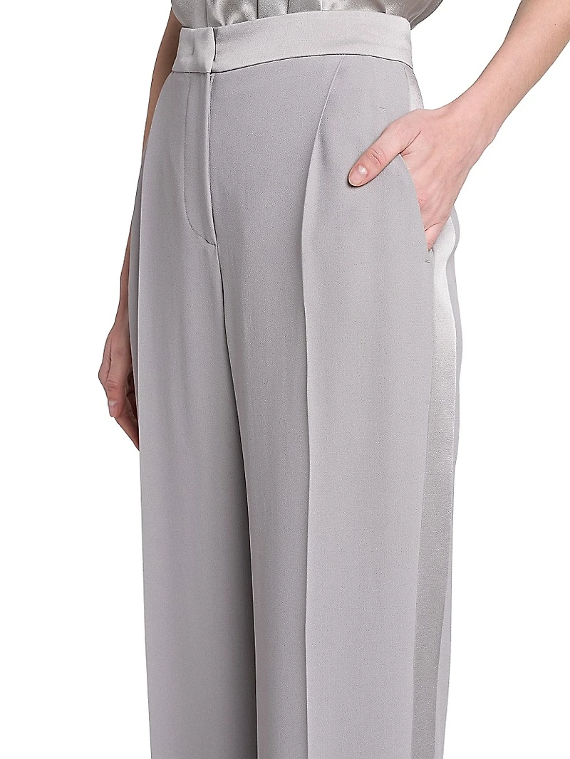 Pleated Relaxed-Fit Trousers