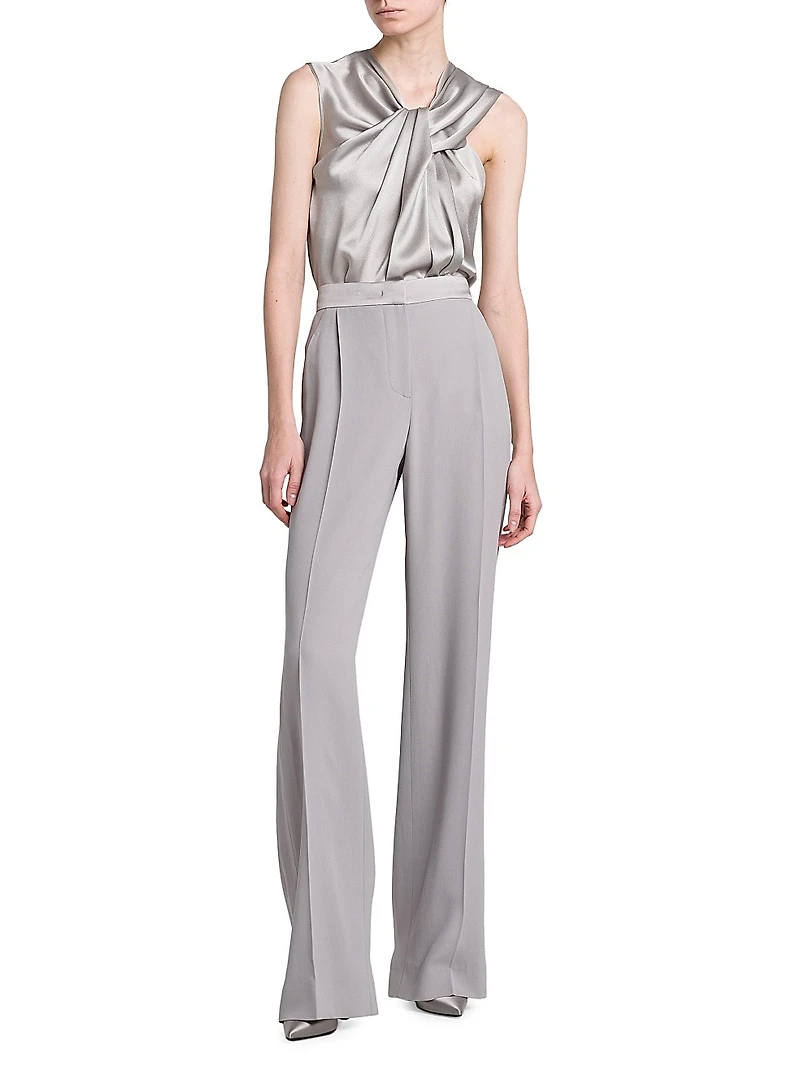 Pleated Relaxed-Fit Trousers