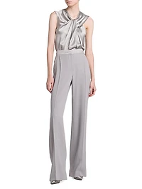 Pleated Relaxed-Fit Trousers