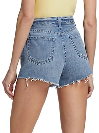 Beck High-Rise Denim Shorts