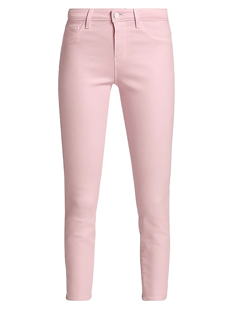 Margot Coated High-Rise Crop Jeans
