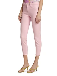 Margot Coated High-Rise Crop Jeans